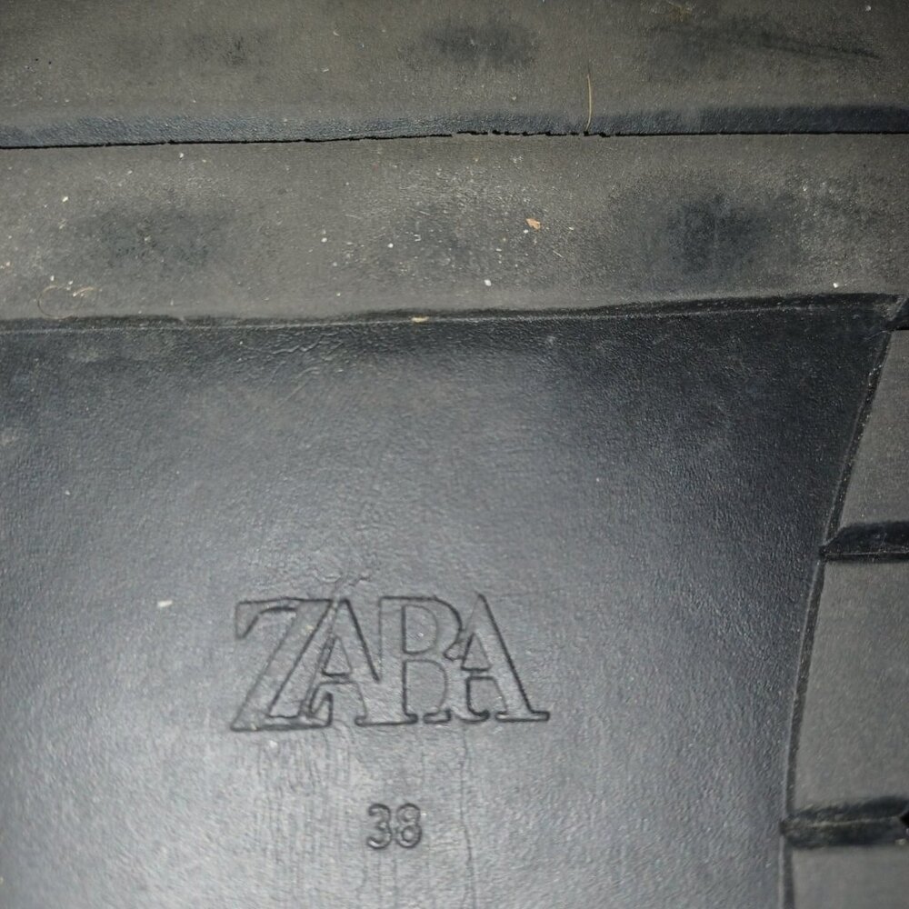 ZARA CHUNKY PLATFORM ANKLE BOOTS - GOTH GRUNGE STYLE - Picture 3 of 13